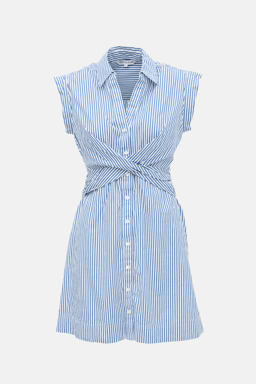Veronica Beard Striped Nagano Dress