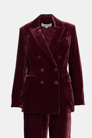 Veronica Beard Velvet Two Piece Suit