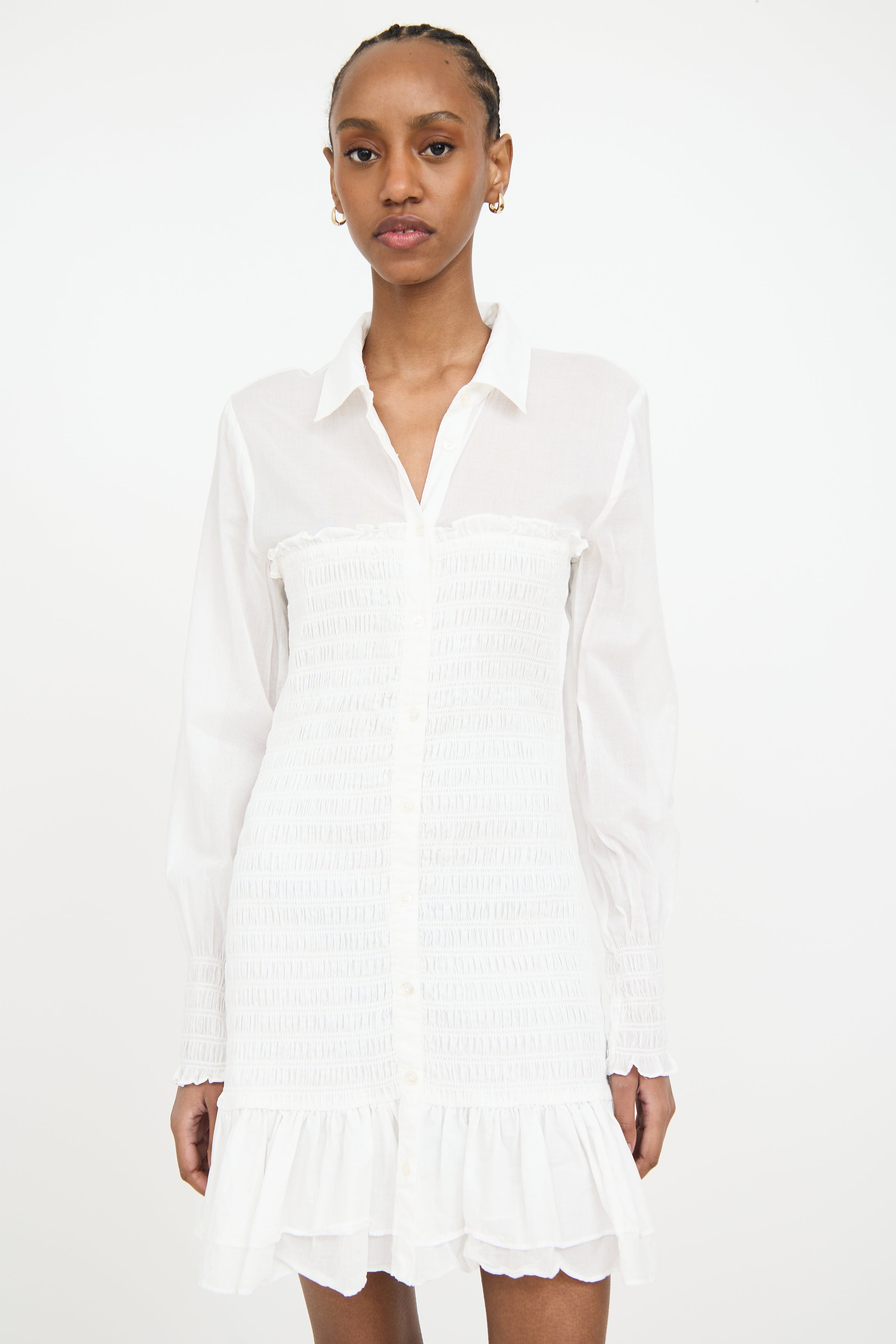 Veronica Beard // Ruched Shirt Dress VSP Consignment Veronica Beard // Ruched Shirt Dress VSP Consignment