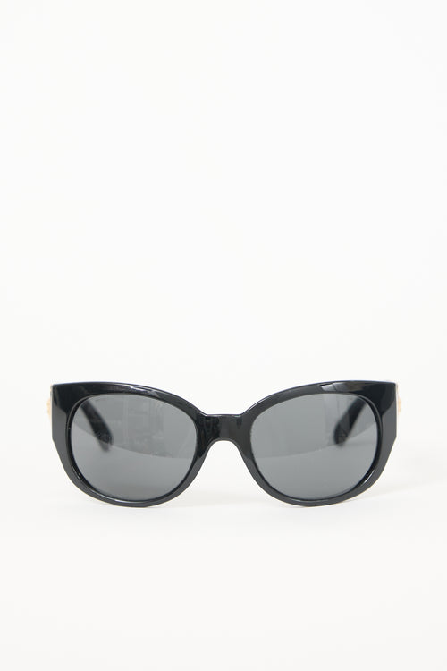Versace 140GN Oval Sunglasses