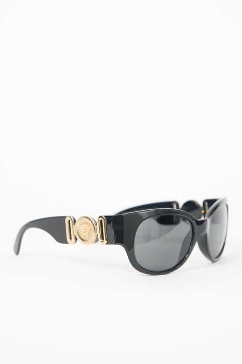 Versace 140GN Oval Sunglasses