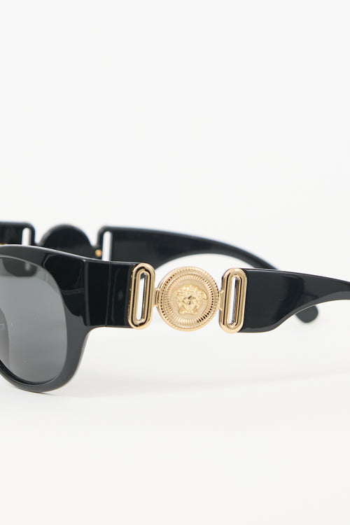 Versace 140GN Oval Sunglasses