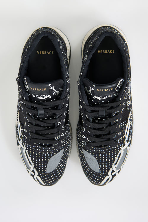 Versace Achilles Borderline Bandana Sneaker