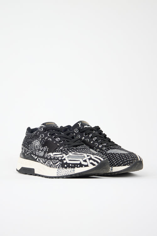 Versace Achilles Borderline Bandana Sneaker