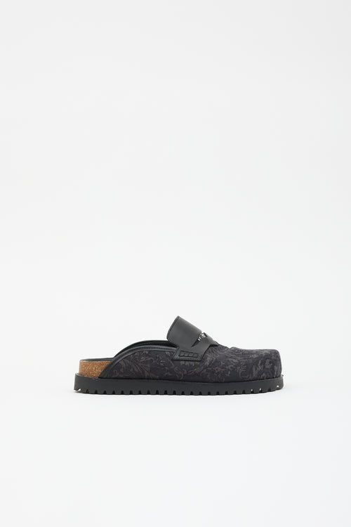 Versace Barocco Jacquard Mule