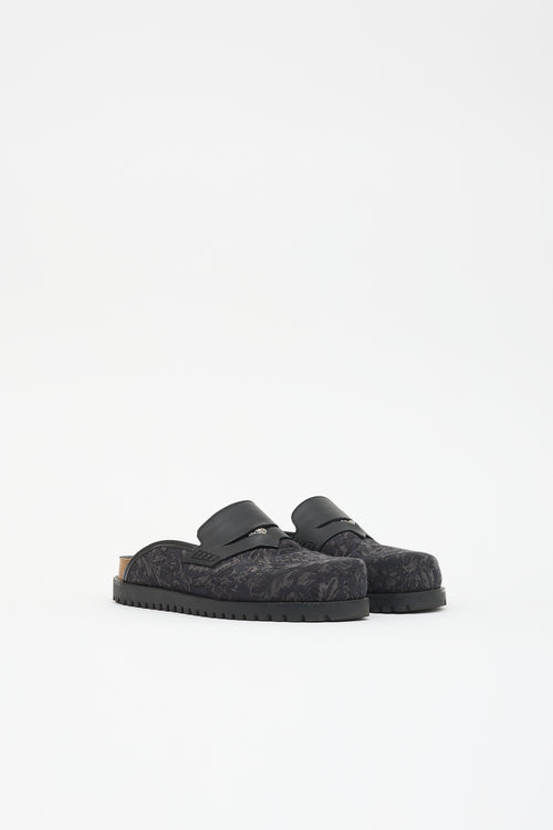 Versace Barocco Jacquard Mule