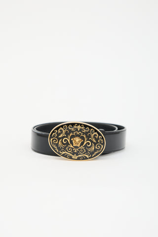 Versace Belt Medusa Plaque Belt
