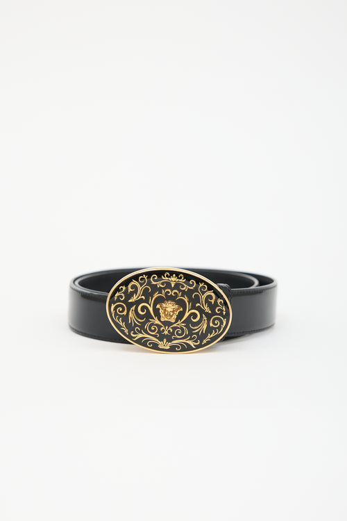 Versace Belt Medusa Plaque Belt