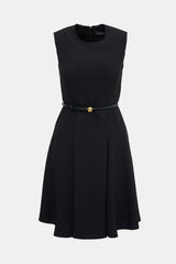 Versace Belted Sheath Dress