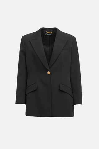 Versace Single Breasted Blazer