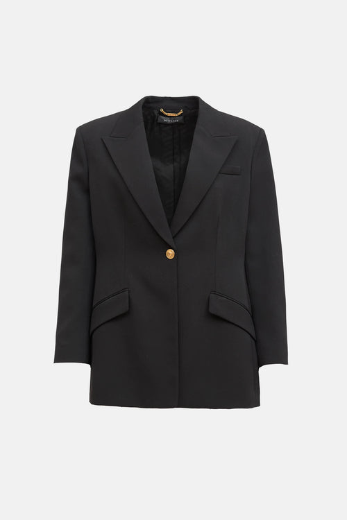 Versace Single Breasted Blazer