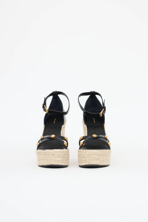 Versace Medusa Wedge Sandal