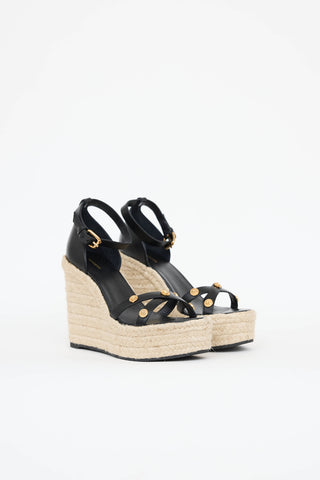 Versace Medusa Wedge Sandal