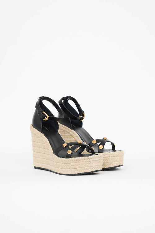 Versace Medusa Wedge Sandal