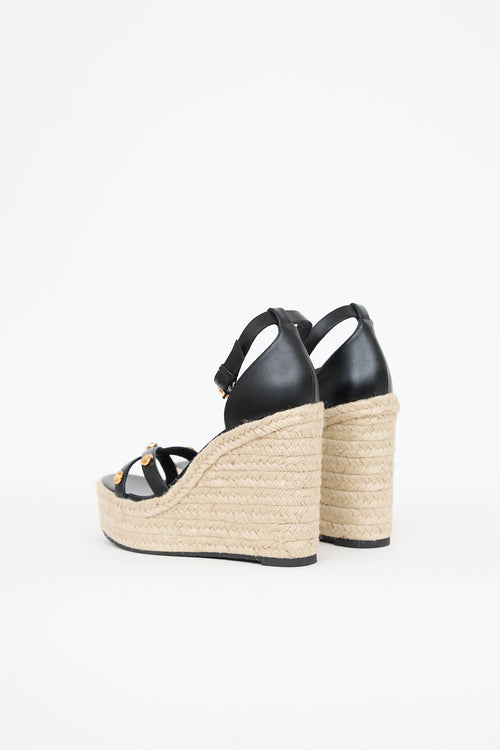 Versace Medusa Wedge Sandal