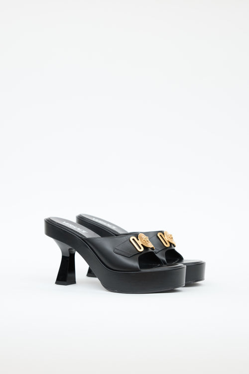 Versace Medusa Platform Mule