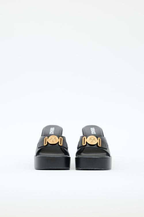 Versace Medusa Platform Mule