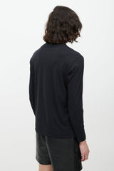 Versace Black & Gold Logo Top