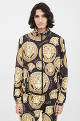 Versace Black & Gold Medusa Co-Ord Set