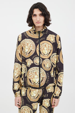 Versace Black & Gold Medusa Co-Ord Set