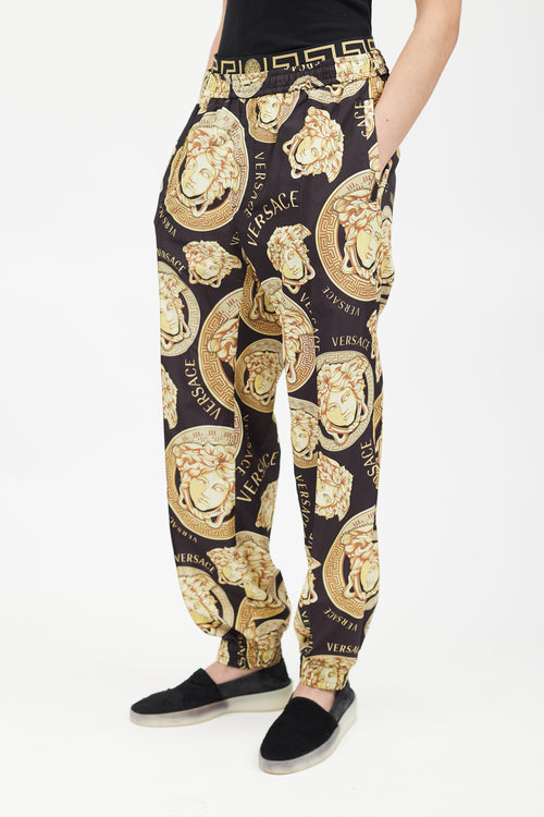 Versace Black & Gold Medusa Co-Ord Set