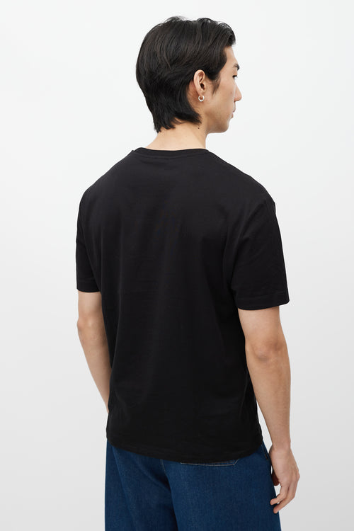 Versace Black & Green Graphic T-Shirt