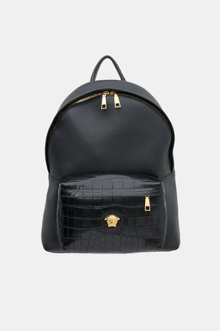 Versace Leather Medusa Backpack