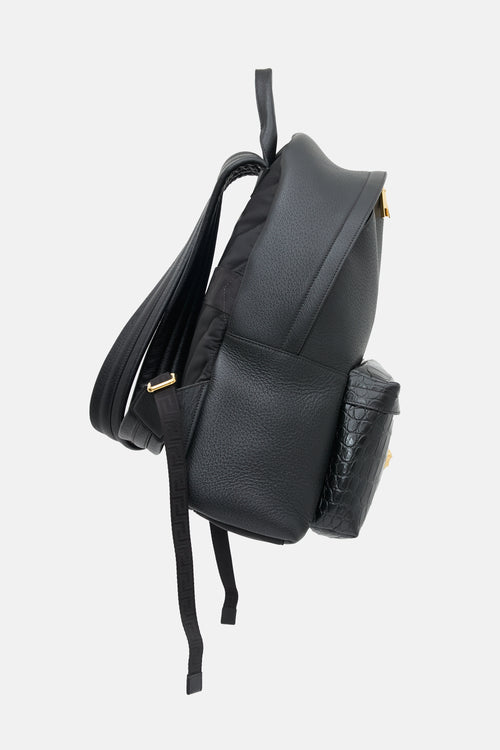 Versace Leather Medusa Backpack
