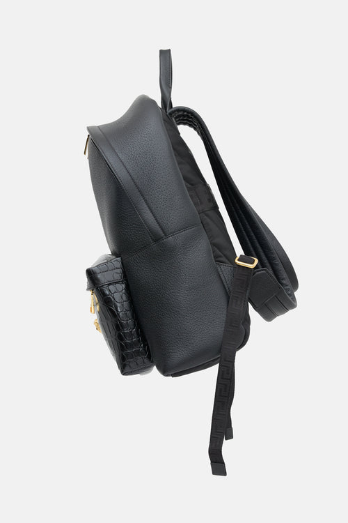 Versace Leather Medusa Backpack