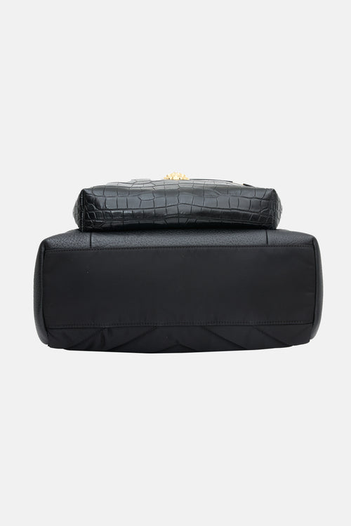 Versace Leather Medusa Backpack