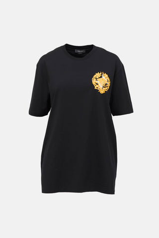 Versace Embroidered Medusa T-Shirt