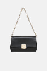 Versace Collection Pebbled Leather Shoulder Bag