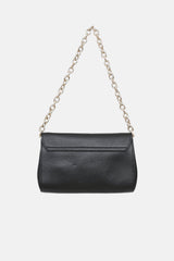 Versace Collection Pebbled Leather Shoulder Bag