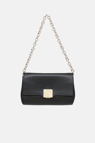 Versace Collection Pebbled Leather Shoulder Bag