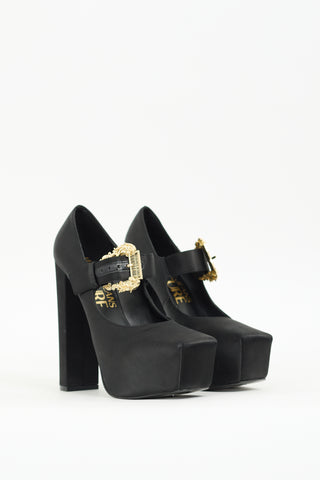 Versace Jeans Couture Black Hurley Pump