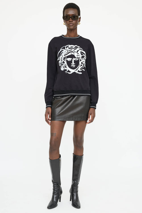 Versace Painted Medusa Sweater