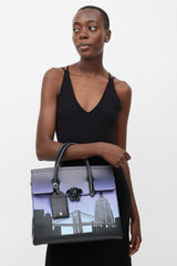 Versace Black & Blue Palazzo Empire New York Bag