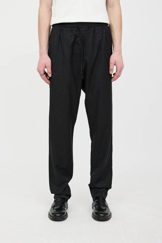 Versace Drawstring Tapered Pant