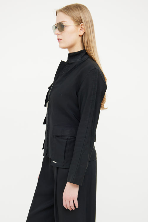 Gianni Versace Black Utility Jacket