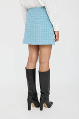Versace Tweed Wrap Skirt