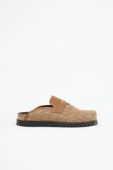 Versace Jacquard Logo Mule