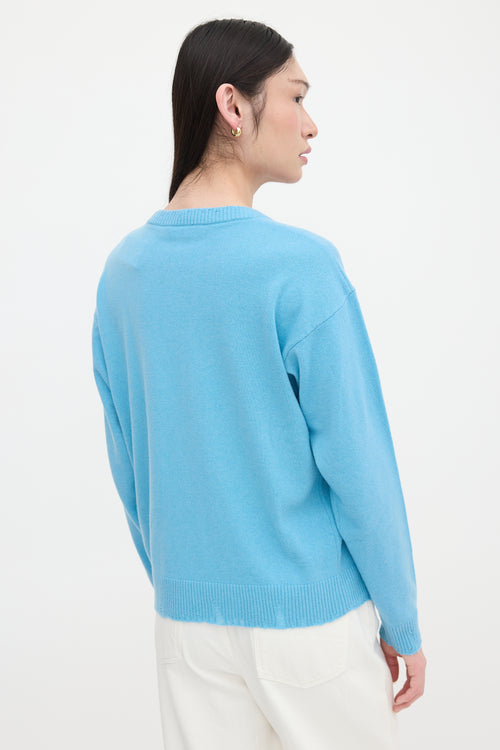 Versace Cashmere Safety Pin Sweater
