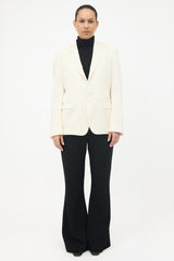 Versace Collection Wool Jacquard Blazer