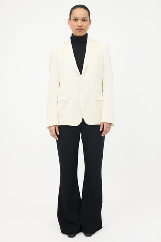 Versace Collection Wool Jacquard Blazer