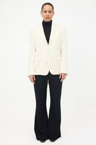 Versace Collection Wool Jacquard Blazer