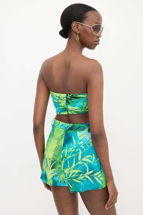 Versace Crepe & Mesh Printed Set