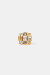 Versace Crystal Cocktail Ring