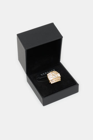 Versace Crystal Cocktail Ring