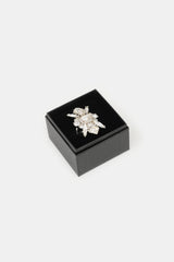Versace Crystal Motif & Medusa Head Ring