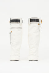Versace Denim Medusa Boot